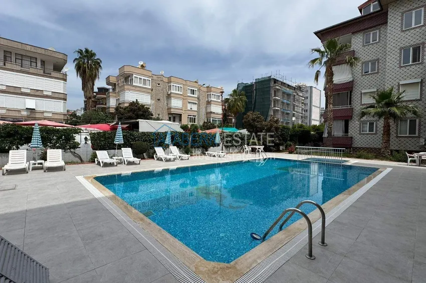 Tani apartament 1+1 w centrum Oba - umeblowany, przeszklony balkon, 350 m do morza 7 