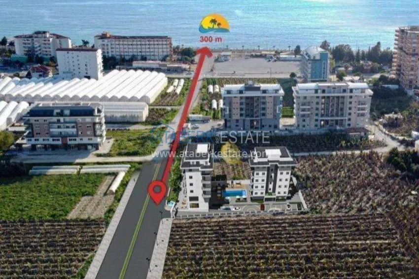Apartament pod klucz 1+1 w Kargicak - 300 m od morza, oferta od właściciela 1 