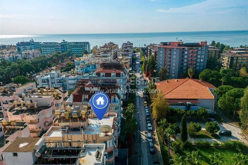 Umeblowane mieszkanie 2+1 w centrum Alanyi, plaża Keykubat - 150 metrów od morza 3 