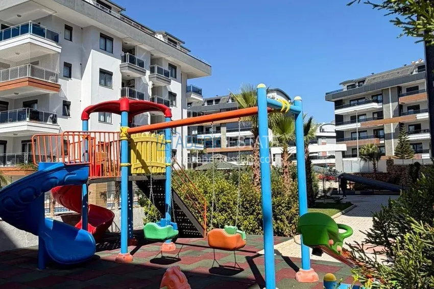 Duplex ogrodowy 2+1 z doskonałym wykończeniem w Oba, Alanya 4 