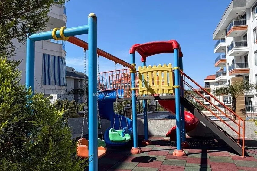Duplex ogrodowy 2+1 z doskonałym wykończeniem w Oba, Alanya 5 