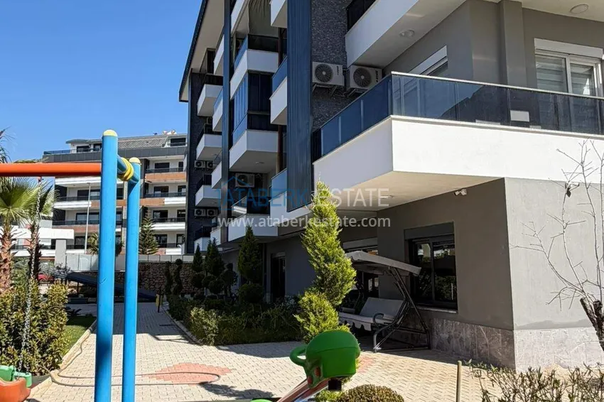 Duplex ogrodowy 2+1 z doskonałym wykończeniem w Oba, Alanya 6 