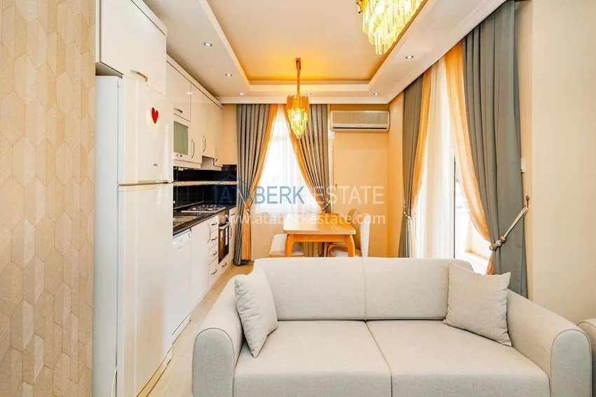 Kupuj  Apartament 1+1 w rejonie Kestel na pierwszej linii — umeblowany i z widokiem na morze 6 