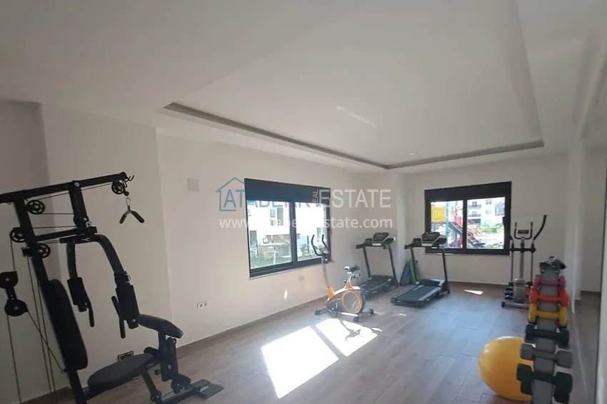 Duplex ogrodowy 2+1 z doskonałym wykończeniem w Oba, Alanya 16 