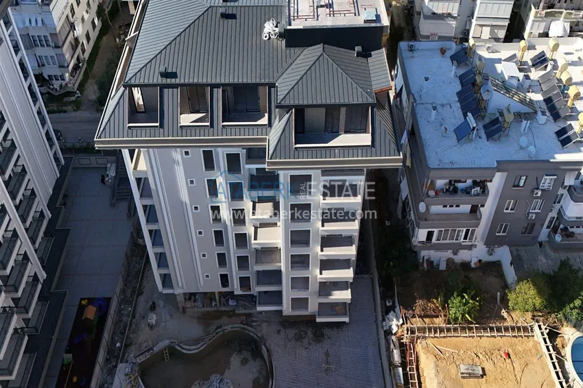 Nowy projekt inwestycyjny kompleksu mieszkalnego z bogatą infrastrukturą w centrum Alanyi 8 