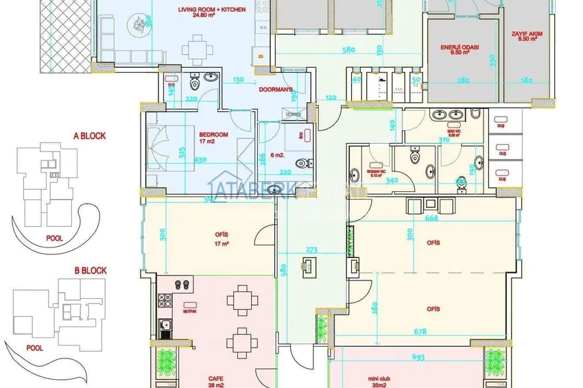 Kupuj taniej Nowy projekt inwestycyjny kompleksu mieszkalnego z bogatą infrastrukturą w centrum Alanyi 1 