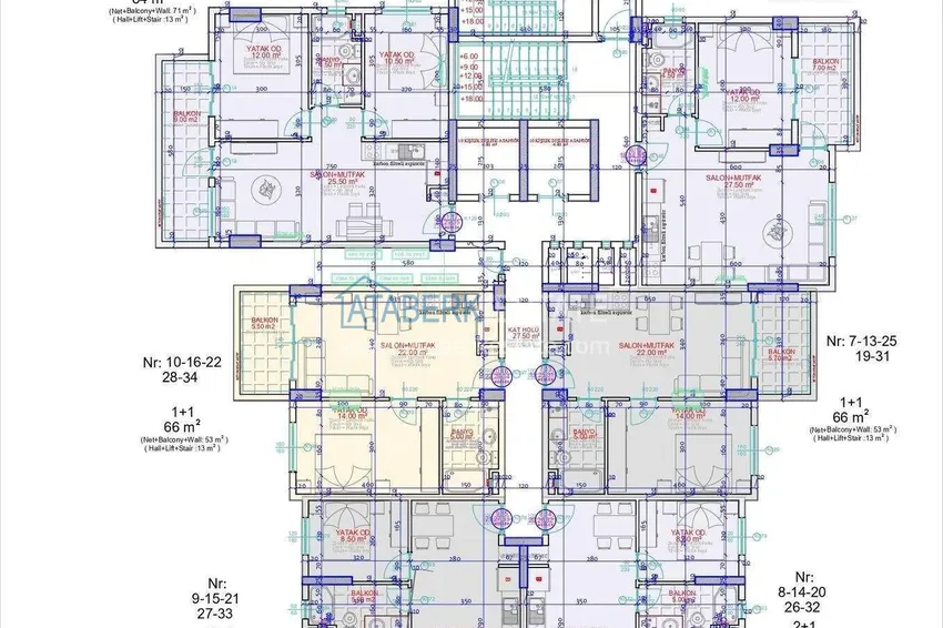 Kupuj taniej Nowy projekt inwestycyjny kompleksu mieszkalnego z bogatą infrastrukturą w centrum Alanyi 4 