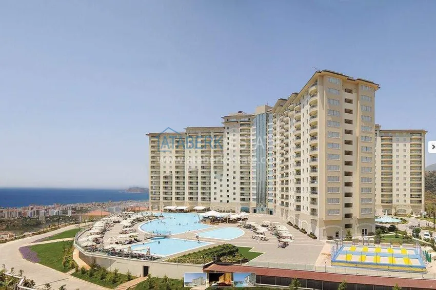 Jednopokojowy apartament z widokiem na góry w kompleksie premium — Alanya, dzielnica Mahmutlar 5 