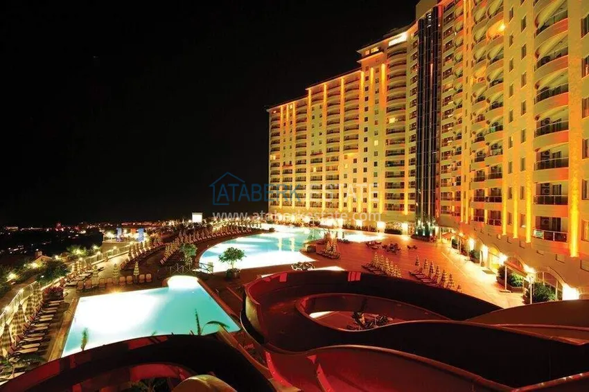 Jednopokojowy apartament z widokiem na góry w kompleksie premium — Alanya, dzielnica Mahmutlar 7 