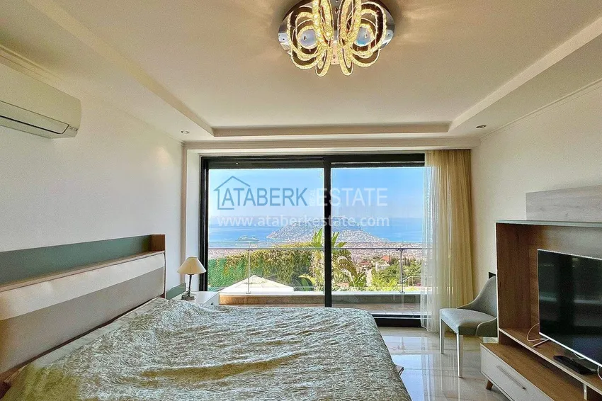 Kupuj  Luksusowa willa 4+1 w Alanya, Bektash Mountain District - meble, basen, widok panoramiczny 10 