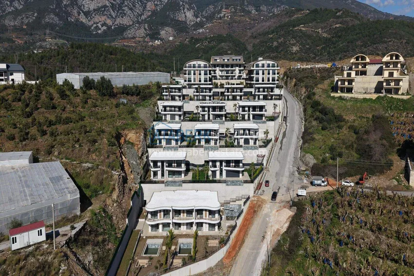 Luksusowy projekt rezydencji premium w dzielnicy Alanya Kargicak 1 