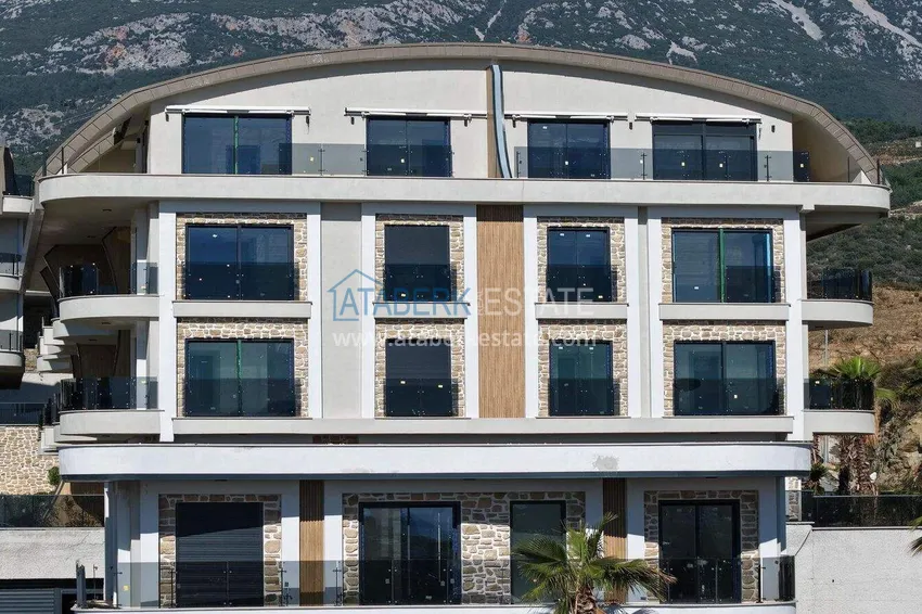 Luksusowy projekt rezydencji premium w dzielnicy Alanya Kargicak 11 