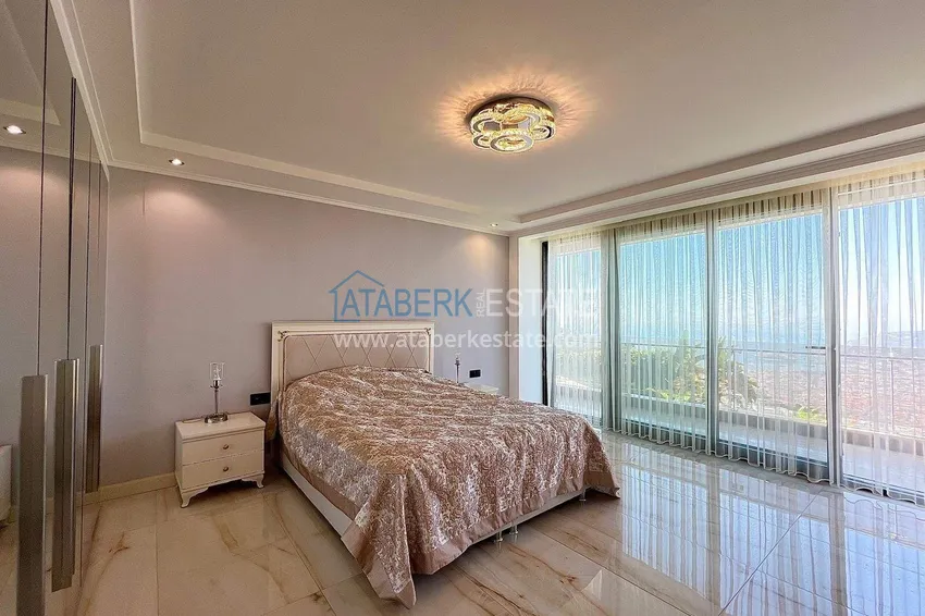 Kupuj  Luksusowa willa 4+1 w Alanya, Bektash Mountain District - meble, basen, widok panoramiczny 12 