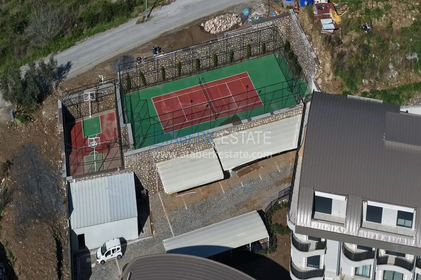 Luksusowy projekt rezydencji premium w dzielnicy Alanya Kargicak 13 