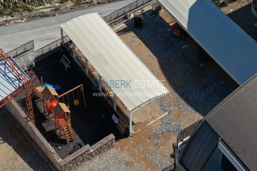 Luksusowy projekt rezydencji premium w dzielnicy Alanya Kargicak 15 