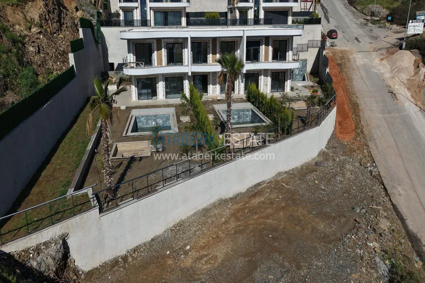 Luksusowy projekt rezydencji premium w dzielnicy Alanya Kargicak 16 