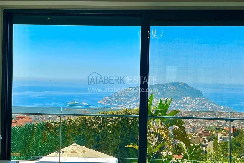 Kupuj  Luksusowa willa 4+1 w Alanya, Bektash Mountain District - meble, basen, widok panoramiczny 19 
