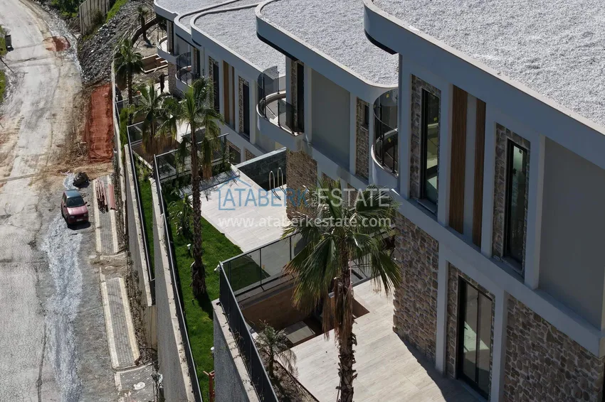 Luksusowy projekt rezydencji premium w dzielnicy Alanya Kargicak 23 