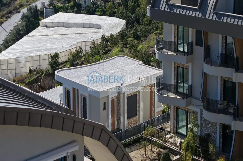 Luksusowy projekt rezydencji premium w dzielnicy Alanya Kargicak 24 