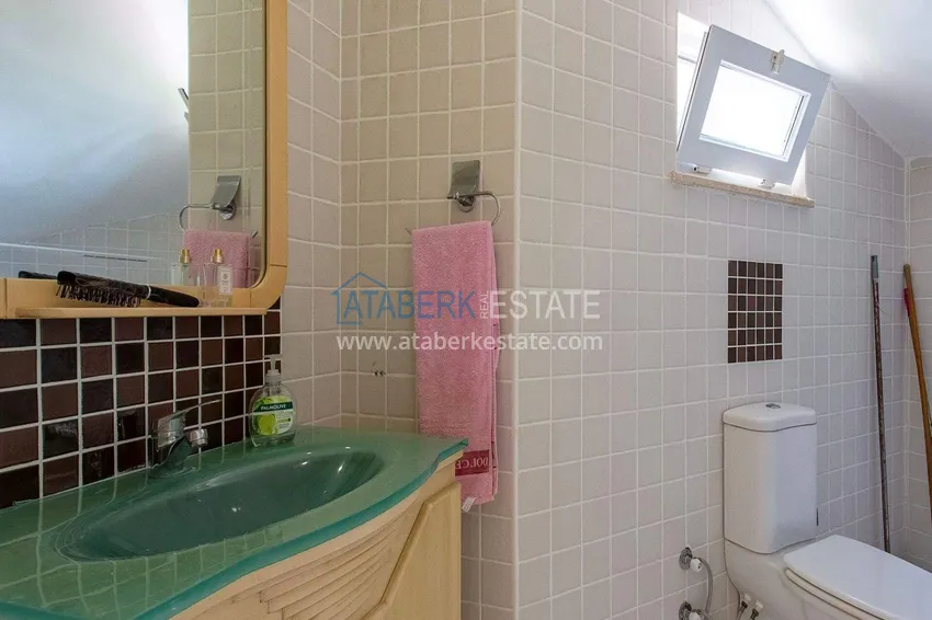 Kupuj  4+1 willa na terenie kompleksu hotelowego w Mahmutlar — meble, ogród, widok panoramiczny 24 