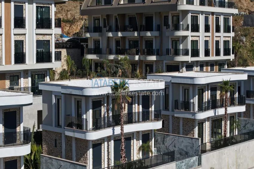 Luksusowy projekt rezydencji premium w dzielnicy Alanya Kargicak 3 
