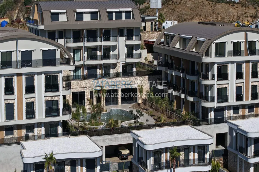 Luksusowy projekt rezydencji premium w dzielnicy Alanya Kargicak 4 