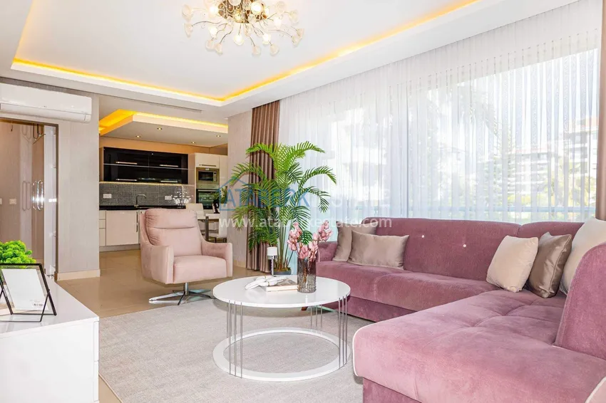 Kupuj  Duplex ogrodowy 2+1 w Kestel przy plaży - z nowymi meblami i widokiem na morze 12 