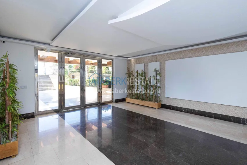 Duplex ogrodowy 2+1 w Kestel przy plaży - z nowymi meblami i widokiem na morze 16 