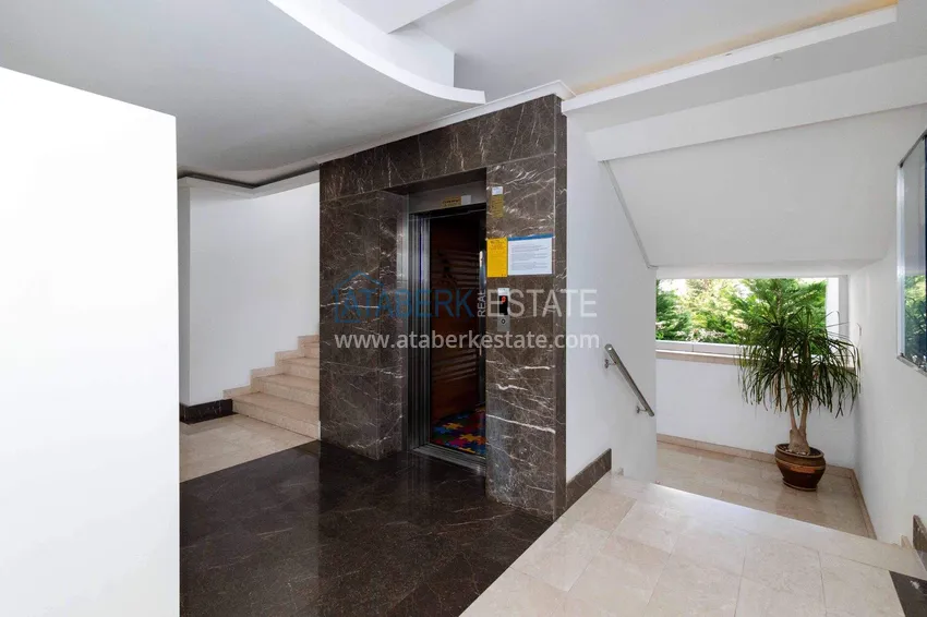 Duplex ogrodowy 2+1 w Kestel przy plaży - z nowymi meblami i widokiem na morze 18 