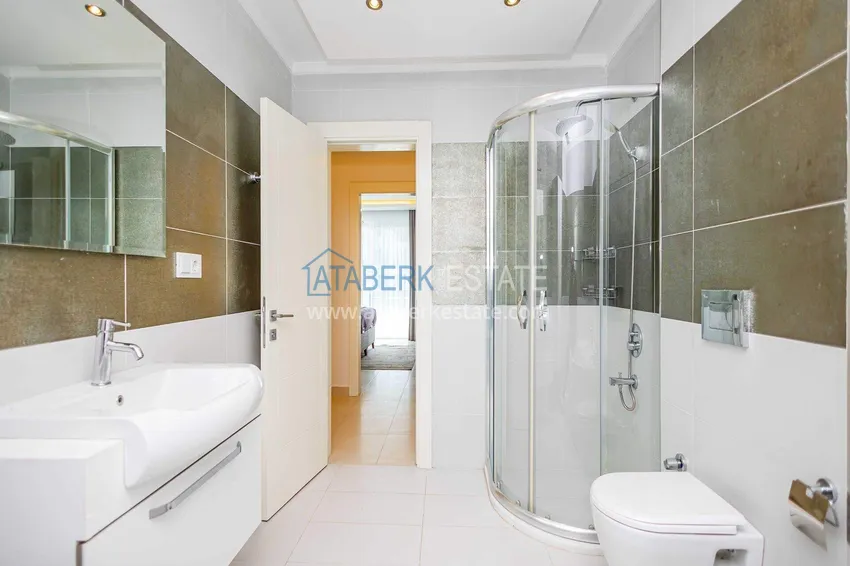 Kupuj  Duplex ogrodowy 2+1 w Kestel przy plaży - z nowymi meblami i widokiem na morze 36 