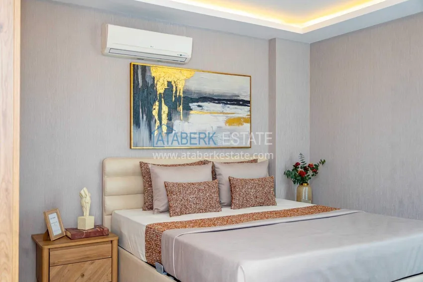 Kupuj  Duplex ogrodowy 2+1 w Kestel przy plaży - z nowymi meblami i widokiem na morze 39 