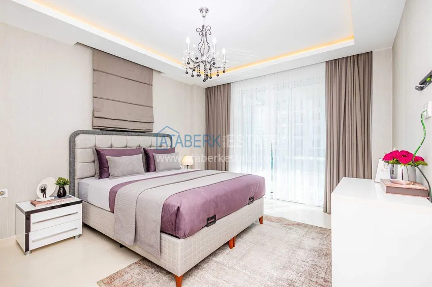 Kupuj  Duplex ogrodowy 2+1 w Kestel przy plaży - z nowymi meblami i widokiem na morze 43 