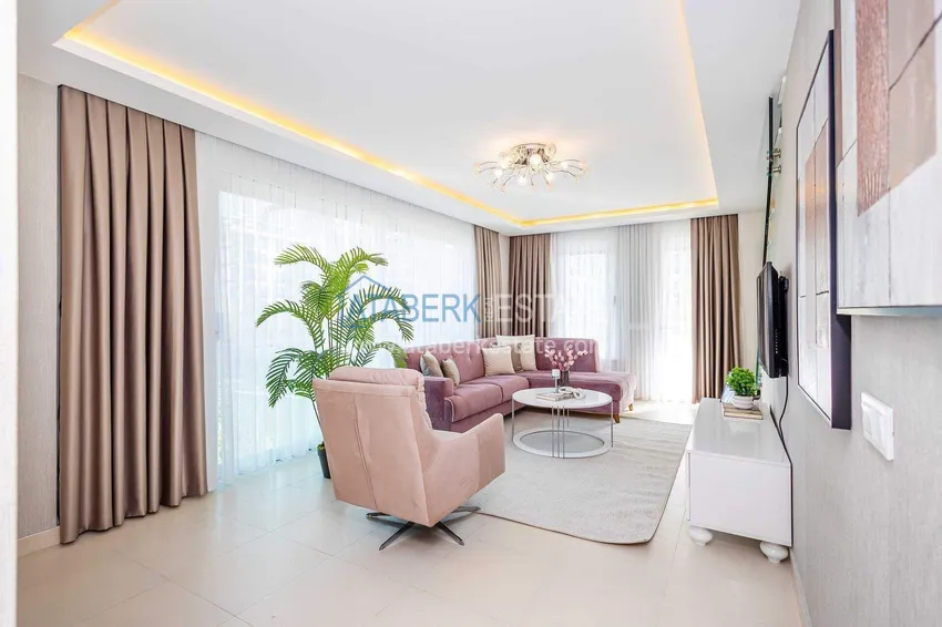 Kupuj  Duplex ogrodowy 2+1 w Kestel przy plaży - z nowymi meblami i widokiem na morze 6 