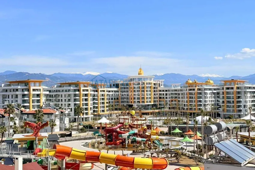 Kupuj  Mieszkanie 1+1 w Turkler, Alanya — 85 m², nieruchomość podstawowa w kompleksie z infrastrukturą kurortową 12 