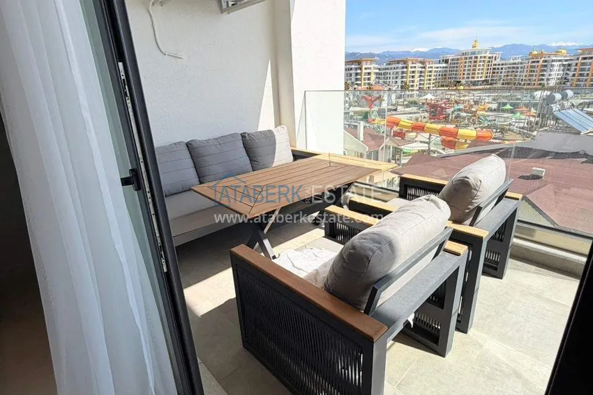 Kupuj  Mieszkanie 1+1 w Turkler, Alanya — 85 m², nieruchomość podstawowa w kompleksie z infrastrukturą kurortową 9 