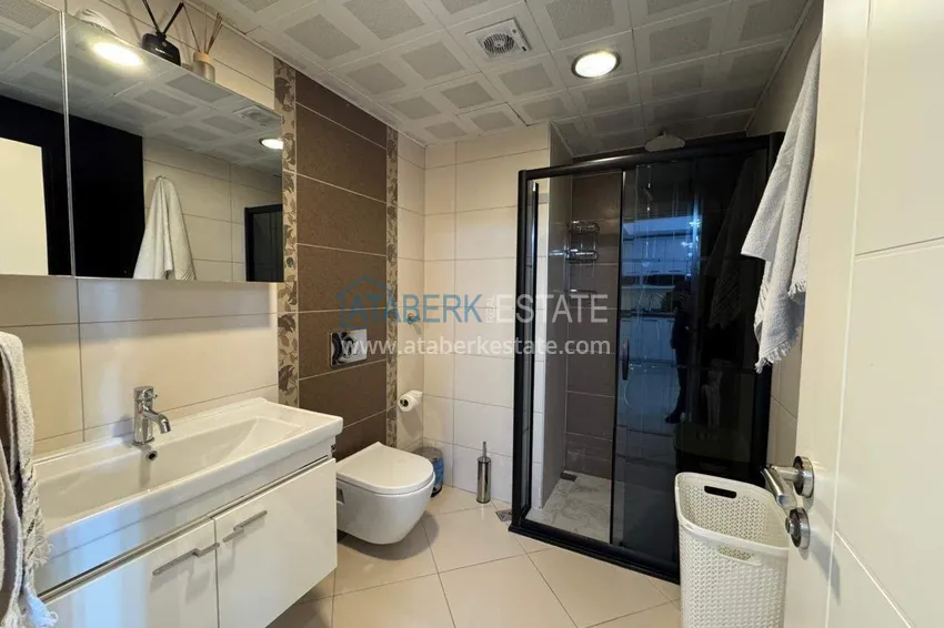 Kupuj  Apartament 1+1 z widokiem na morze i meblami w Cikcilli, Alanya — oferta od właściciela  15 
