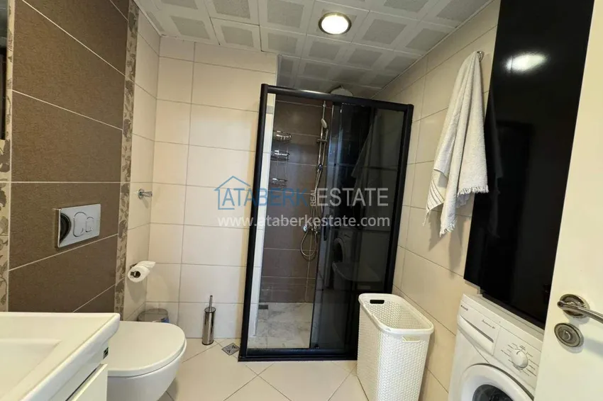 Kupuj  Apartament 1+1 z widokiem na morze i meblami w Cikcilli, Alanya — oferta od właściciela  16 