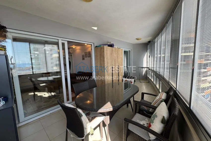 Kupuj  Apartament 1+1 z widokiem na morze i meblami w Cikcilli, Alanya — oferta od właściciela  17 