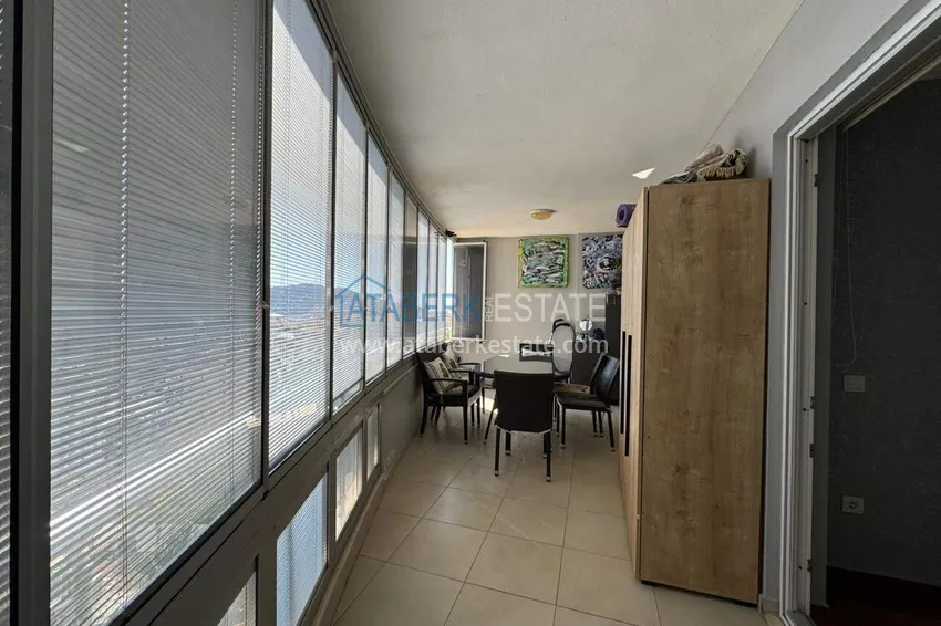 Kupuj  Apartament 1+1 z widokiem na morze i meblami w Cikcilli, Alanya — oferta od właściciela  18 