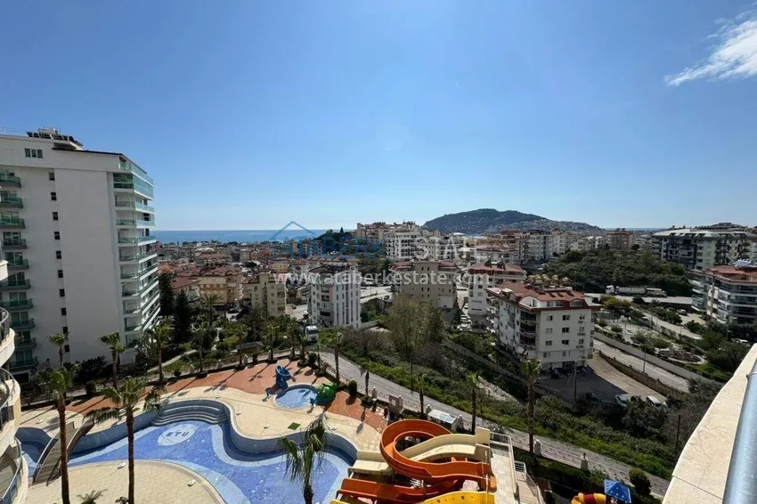 Kupuj  Apartament 1+1 z widokiem na morze i meblami w Cikcilli, Alanya — oferta od właściciela  21 