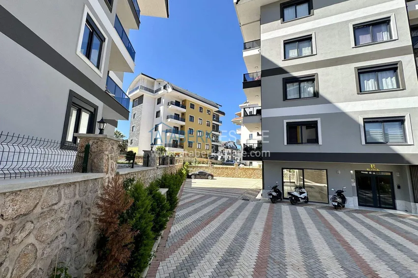Tani apartament w Alanyi, dzielnica Oba — 1+1 nowy, od strony południowej 6 