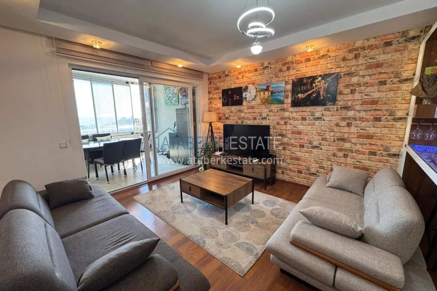 Kupuj  Apartament 1+1 z widokiem na morze i meblami w Cikcilli, Alanya — oferta od właściciela  7 