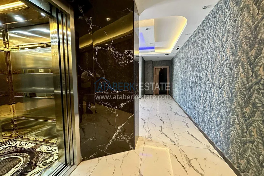Tani apartament w Alanyi, dzielnica Oba — 1+1 nowy, od strony południowej 8 