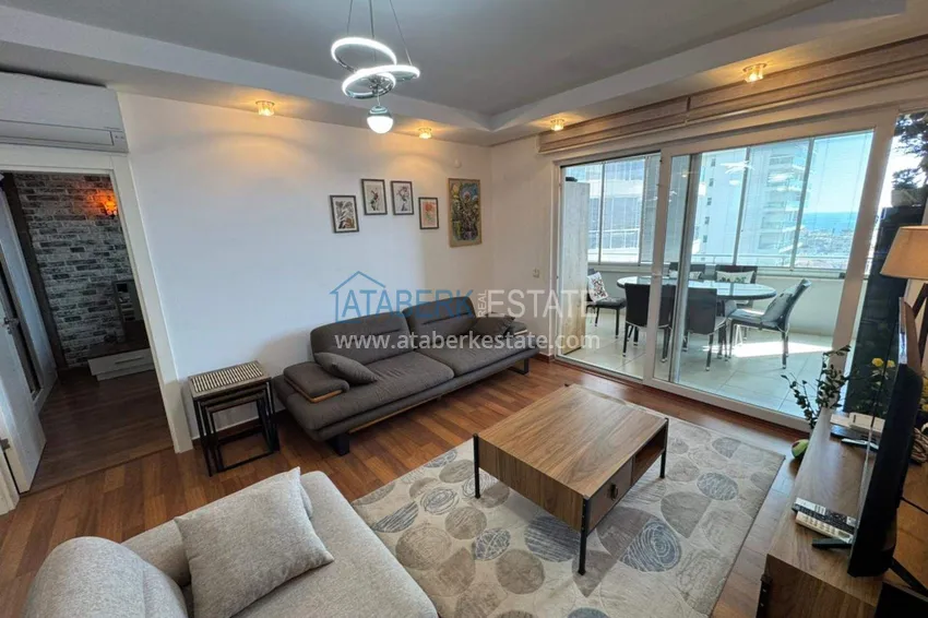 Kupuj  Apartament 1+1 z widokiem na morze i meblami w Cikcilli, Alanya — oferta od właściciela  8 