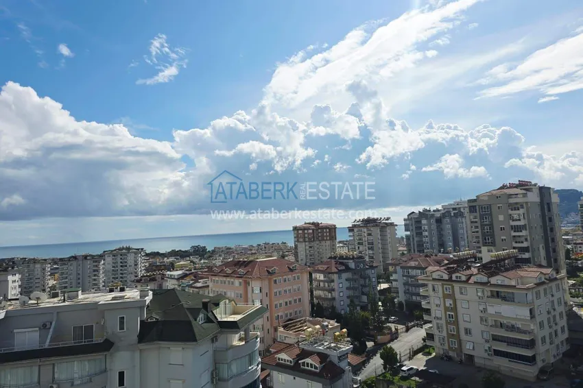 Kupuj  Apartamenty 3+1 z widokiem na morze w Alanyi, dzielnica Cikcilli - nieruchomości na podstawie zezwolenia na pobyt 36 
