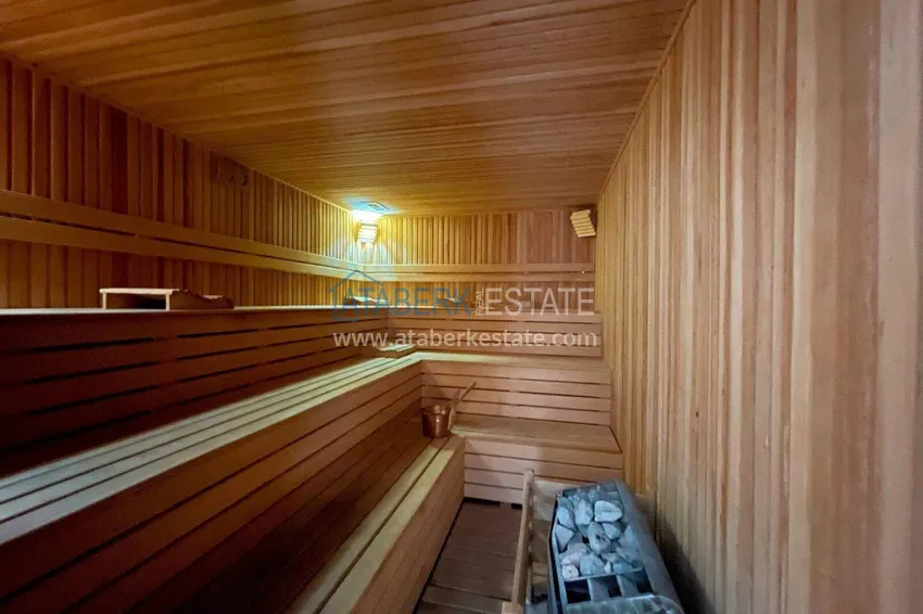 Duplex 4+1 w Alanyi, dzielnica Oba — meble, widoki na góry i komfort dla całej rodziny 24 