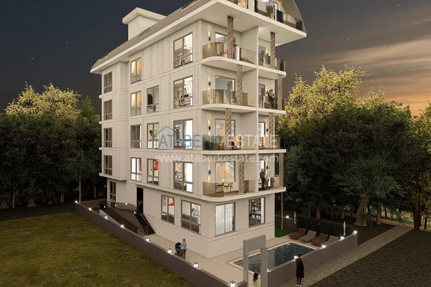 Apartamenty od dewelopera w centrum Alanyi - 50 metrów od plaży Kleopatra, raty, obywatelstwo 2 