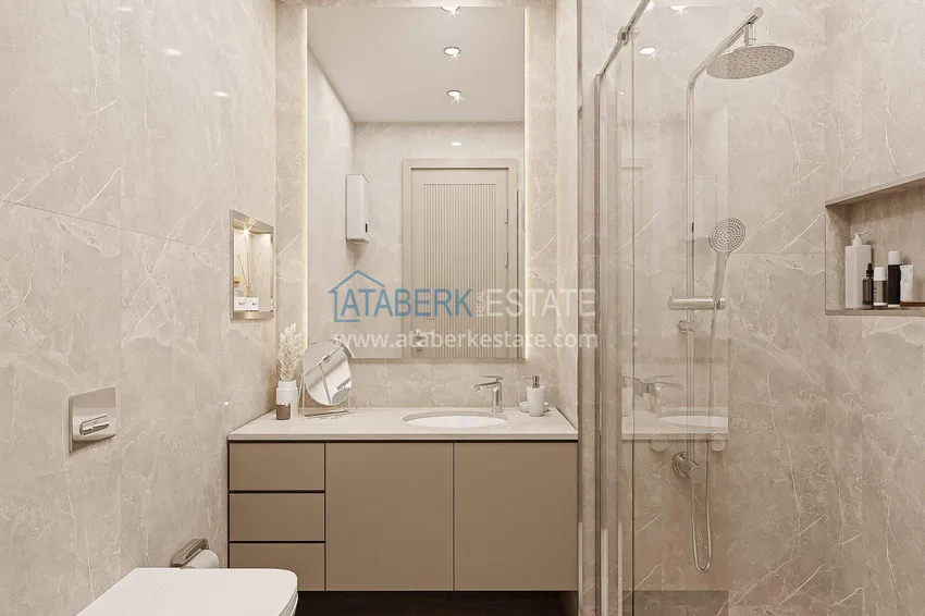 Kupuj  Apartamenty od dewelopera w centrum Alanyi - 50 metrów od plaży Kleopatra, raty, obywatelstwo 4 