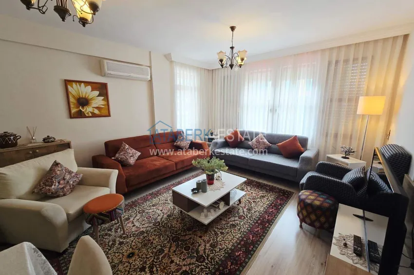 Apartament 3+1 w centrum Alanyi - nadaje się do pozwolenia na pobyt i obywatelstwo, plaża Keykubat 1 