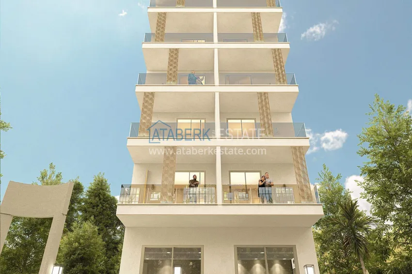 Apartamenty od dewelopera w centrum Alanyi - 50 metrów od plaży Kleopatra, raty, obywatelstwo 4 